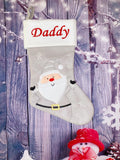 Luxury Grey Stocking with White Cuff - Santa SOLD OUT